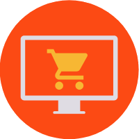 online shopping class icon